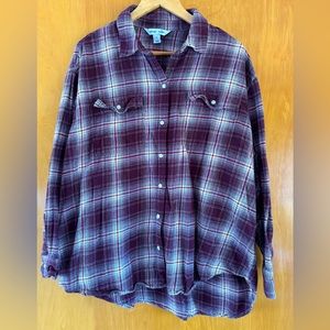 Old navy plaid button up